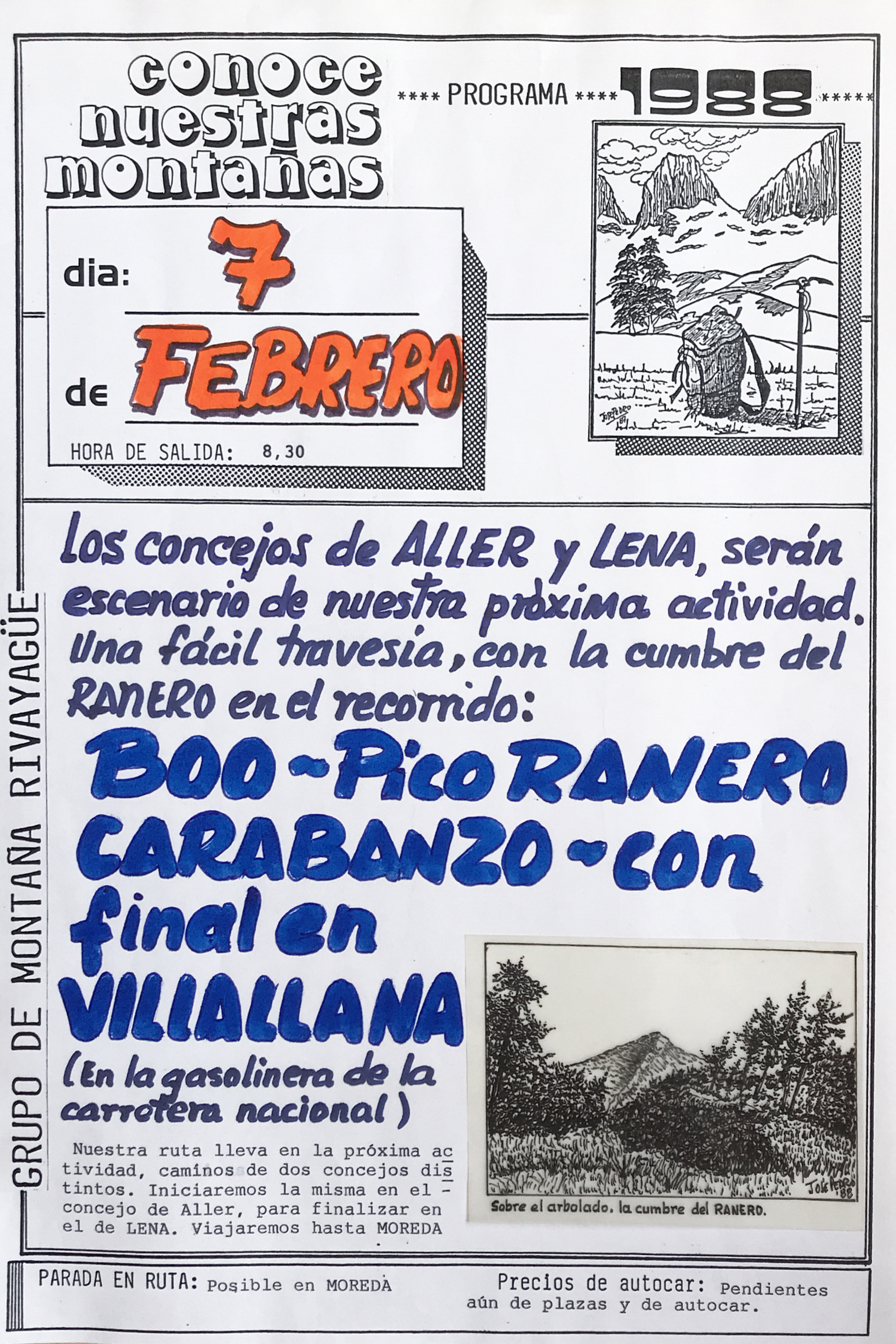 7 febrero, 1988: Pico Ranero